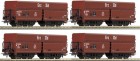 66128  Roco 4 Piece #1: Self-Unloading Hopper cars